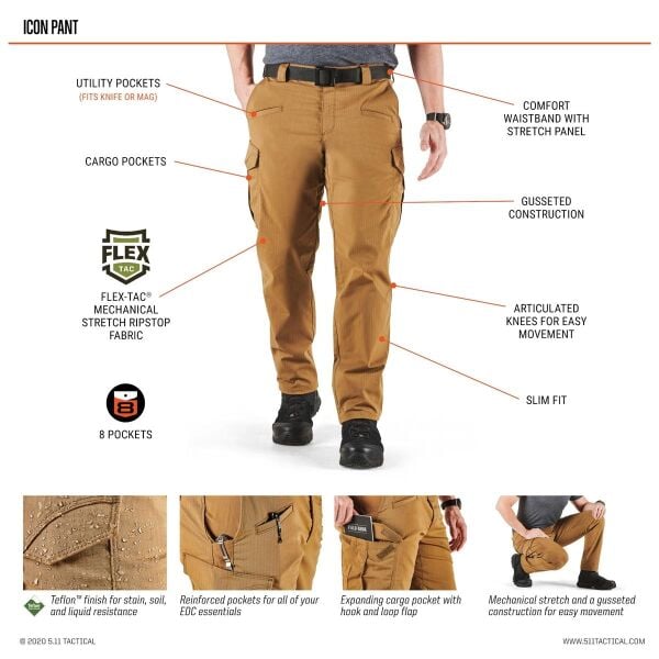 5.11 Icon Pantolon Siyah