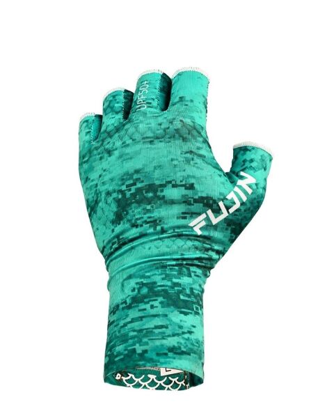 Fujin Pro Angler Summer Gloves GREEN - M/L