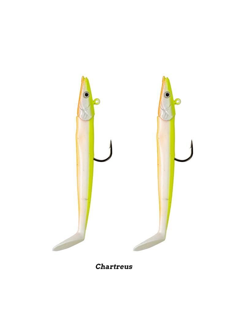 Fujin Zand Eel 11cm 7gr-14gr Double Body+Head Silikon Balık Chartreus
