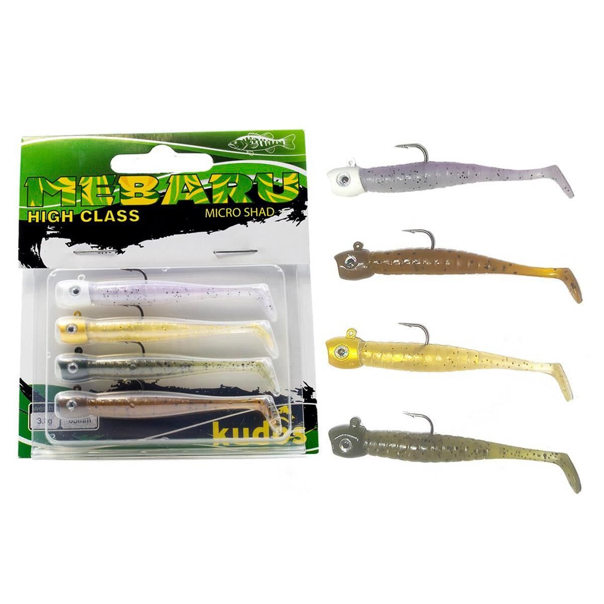 Kudos Mebaru Micro Shad 6,5cm 3,8gr Silikon Yem Seti