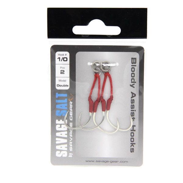 Savage Gear Bloody Assist Hooks Olta İğnesi Double 3/0
