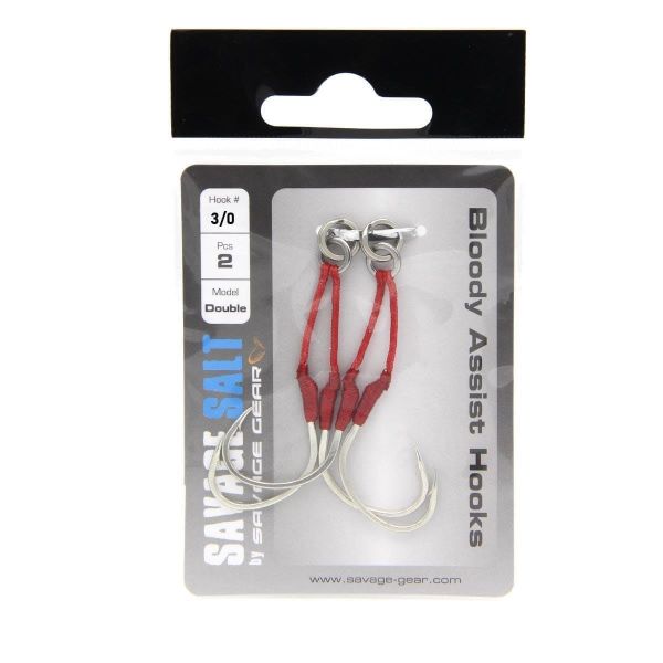 Savage Gear Bloody Assist Hooks Olta İğnesi Double 3/0
