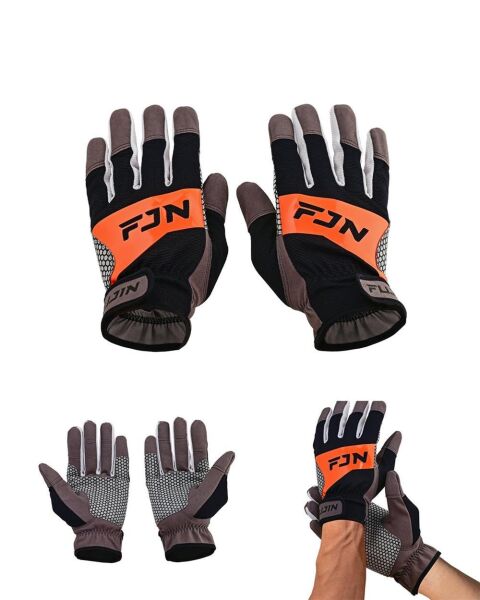Fujin Pro Angler Trolling Gloves BLACK - L/XL