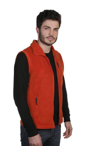 North Trace Hurricane Erkek Polar Yelek Kiremit - L