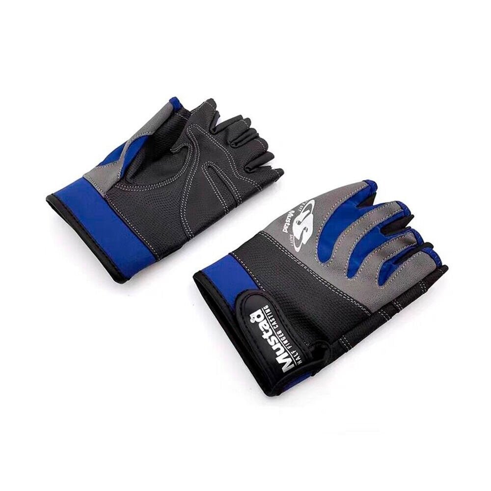 Mustad Yarım Parmak Casting Balıkçı Eldiveni Standart - M