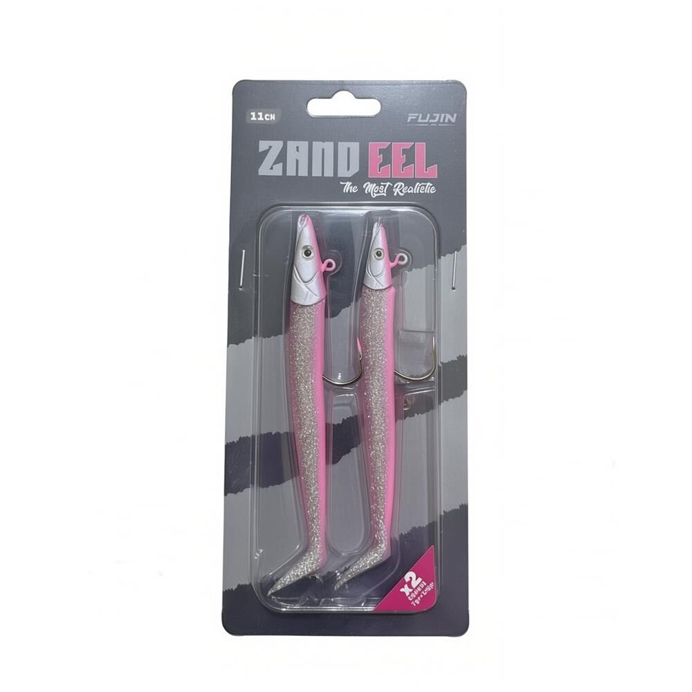 Fujin Zand Eel 11cm 7gr-14gr Double Body+Head Silikon Balık PINKY