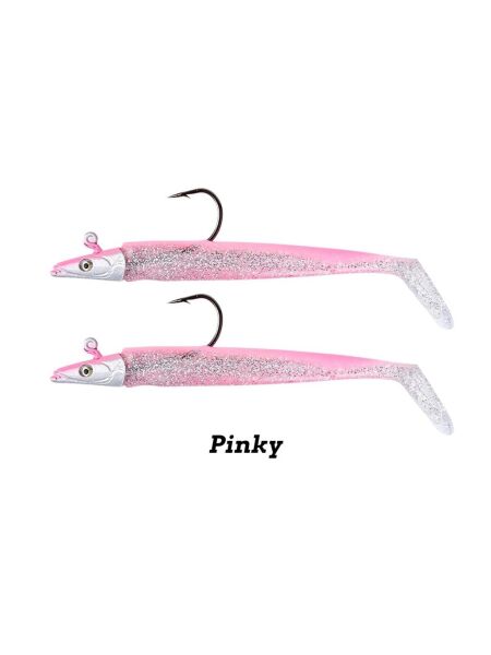 Fujin Zand Eel 11cm 7gr-14gr Double Body+Head Silikon Balık PINKY