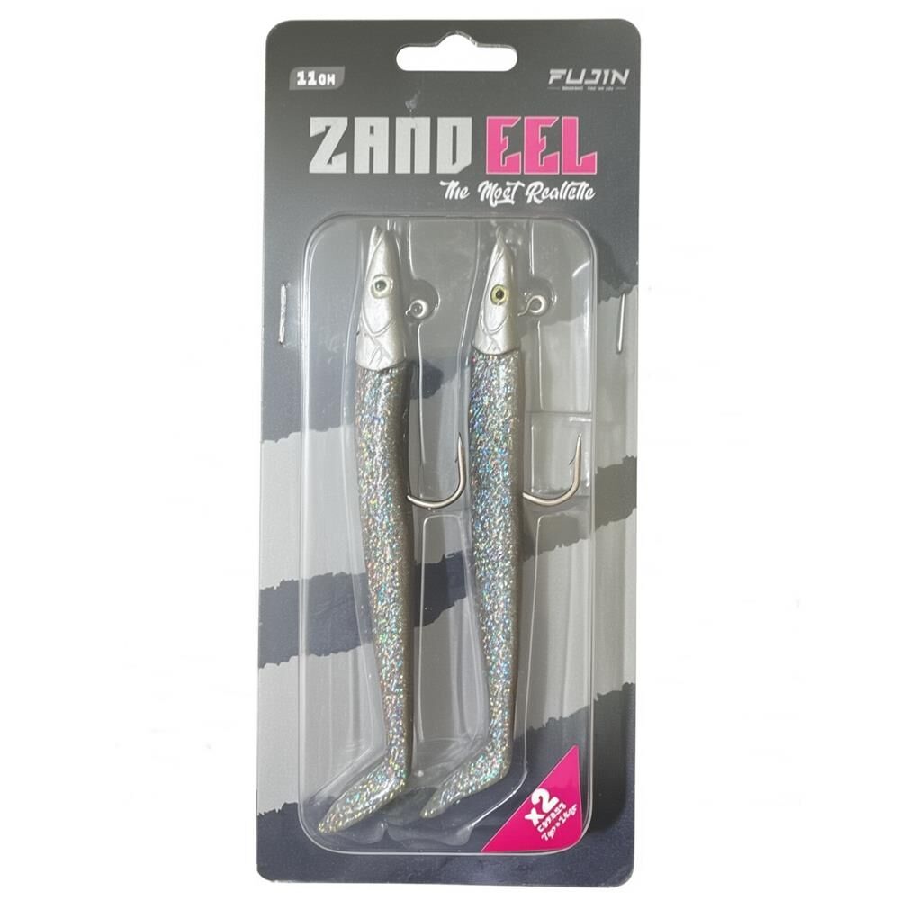 Fujin Zand Eel 11cm 7gr-14gr Double Body+Head Silikon Balık Purple Glitter