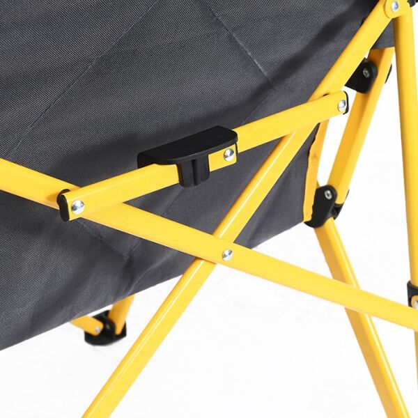 Madfox FlexLounge 3X Katlanabilir Kamp Sandalyesi Steel Mustard