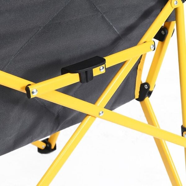 Madfox FlexLounge 3X Katlanabilir Kamp Sandalyesi Steel Mustard