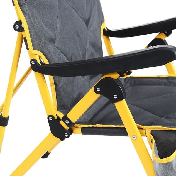 Madfox FlexLounge 3X Katlanabilir Kamp Sandalyesi Steel Mustard