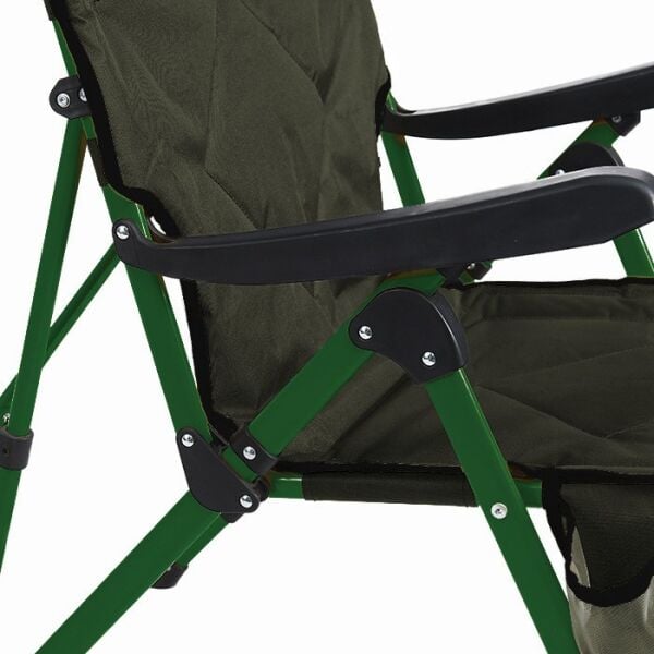 Madfox FlexLounge 3X Katlanabilir Kamp Sandalyesi Steel Moss