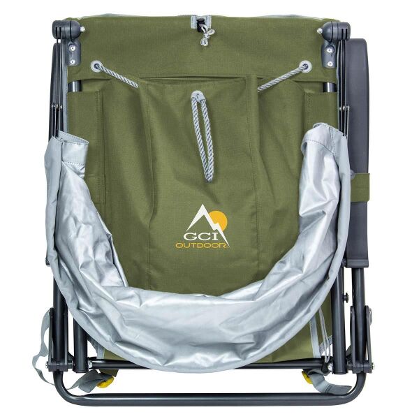 Gci Outdoor SunShade Backpack 4 Kademeli Güneşlikli Katlanır Kamp Sandalyesi YEŞİL