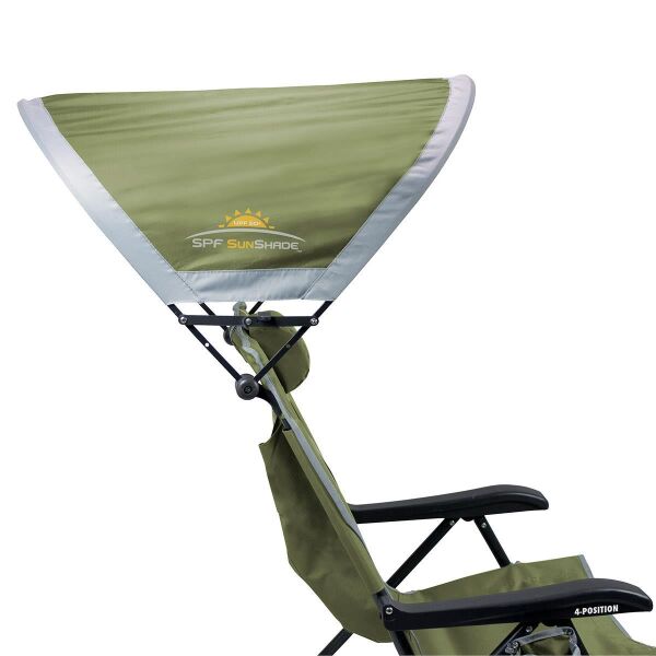 Gci Outdoor SunShade Backpack 4 Kademeli Güneşlikli Katlanır Kamp Sandalyesi YEŞİL