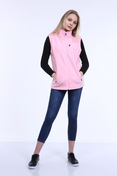 North Trace Hurricane Kadın Polar Yelek PEMBE - S