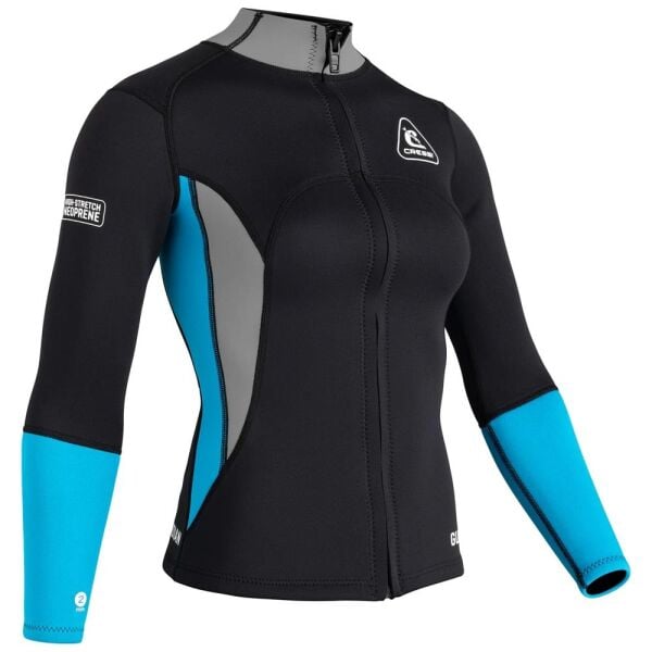 Cressi Guardian Lady Dalış Ceketi BLACK-A.MARİNE - 2MM - L - NO:4
