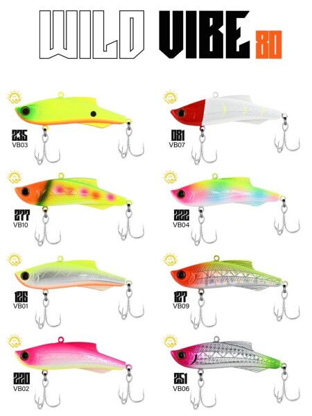 Fujin Wild Vibe 80mm 27gr Sinking Vibrasyon Jig Yem