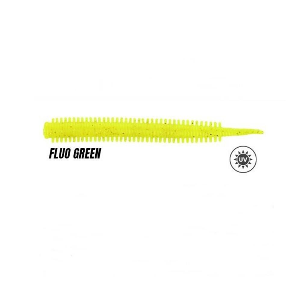 Fujin Yummy Sandworm 7Cm Silikon Yem Fluo Green