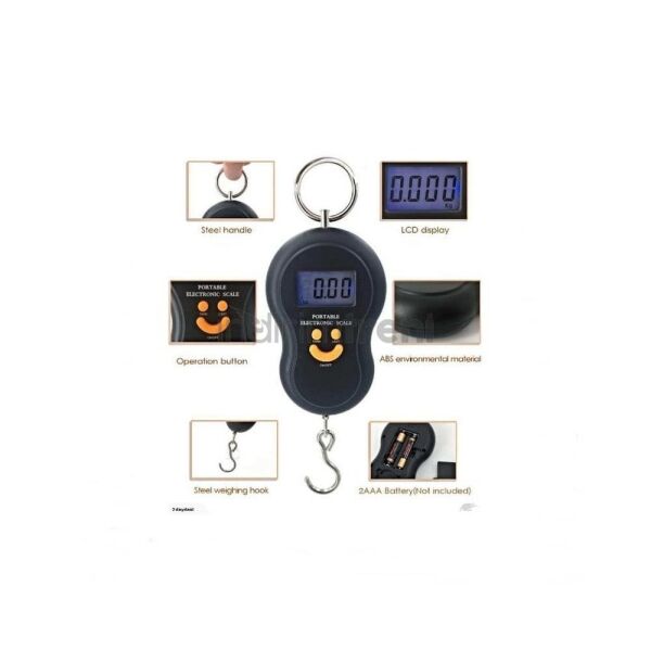 Portable Taşınabilir Elektronik Dijital Hassas Terazi SİYAH