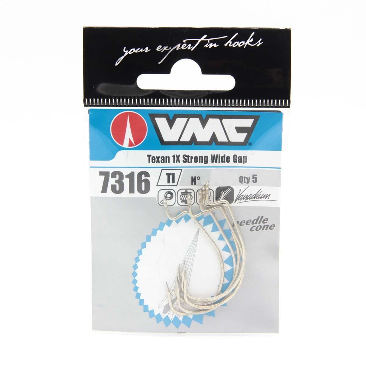 Vmc Texan 1X Strong Wide Gap Worm Olta İğnesi NO:1/0