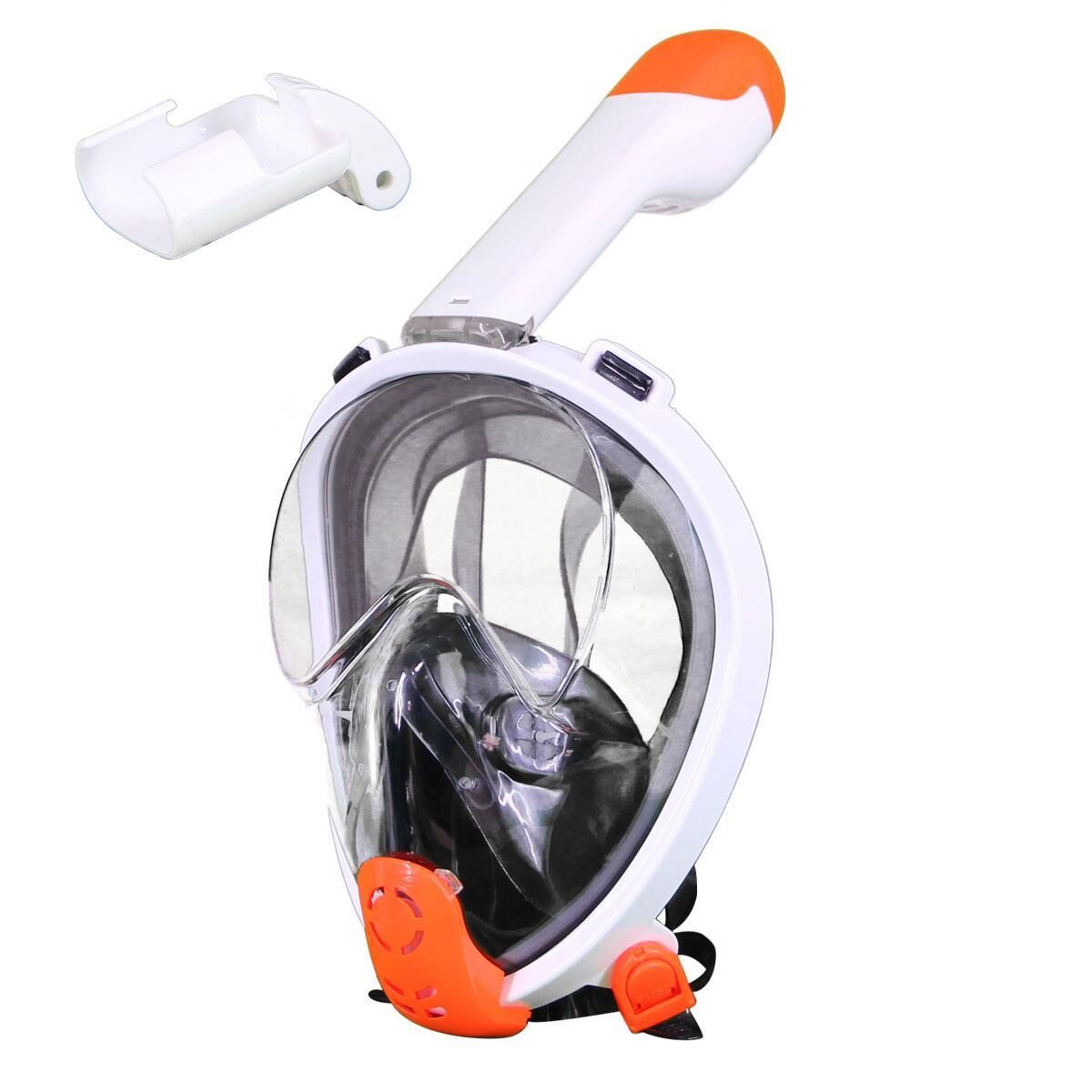 Bermuda Full Face Tam Yüz Dalış Maske Şnorkel Set SİYAH