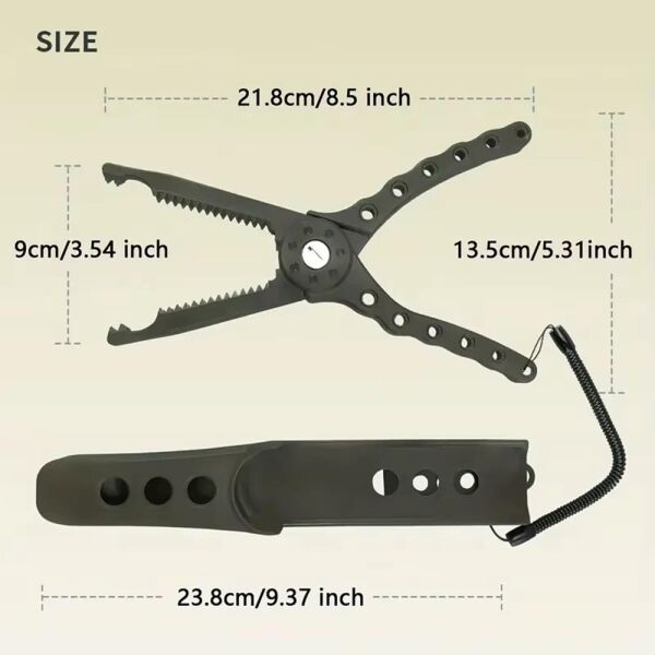 Shufa Balık Tutma Maşası 23Cm Kılıflı Bele Takılabilen