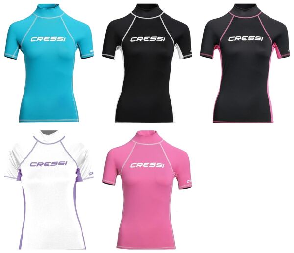 Cressi Rash Guard Lady Kısa Kollu T-Shirt