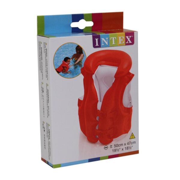 İntex Yakalı Şişme Can Yeleği Kırmızı 50*47Cm