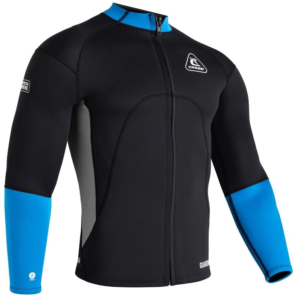 Cressi Guardian Man Dalış Ceketi BLACK-BLUE - 2MM - L - NO:4