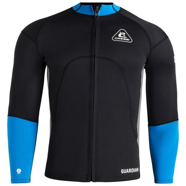 Cressi Guardian Man Dalış Ceketi BLACK-BLUE - 2MM - L - NO:4