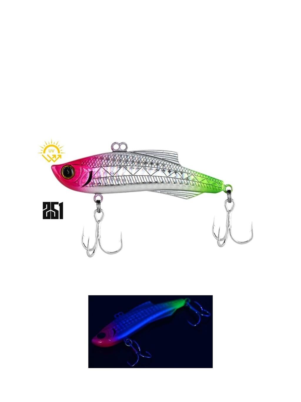 Fujin Wild Vibe 80mm 27gr Sinking Vibrasyon Jig Yem Pink Head Tail