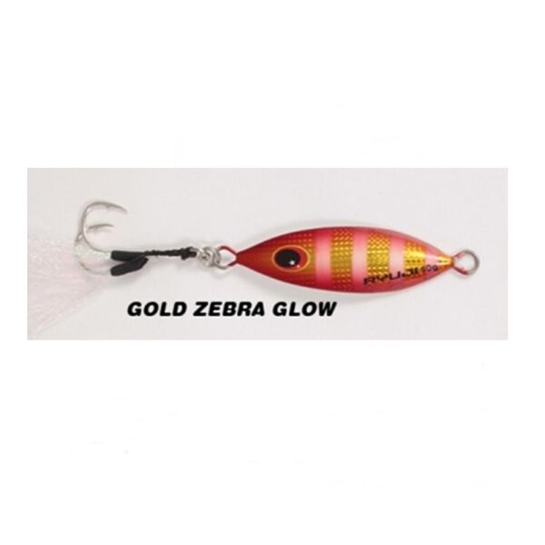 Ryuji Slow King Jig Yem Gold Zebra Glow - 60 Gr