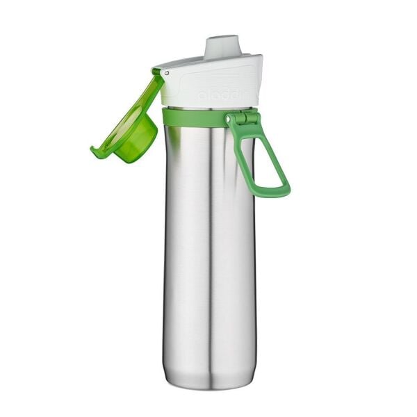 Aladdin Aktif Hidrasyonlu Çelik Su Matarası 0,60 Lt YEŞİL