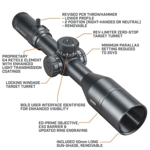 Bushnell 3.5-21x50 Elite Tactical Tufek Dürbünü