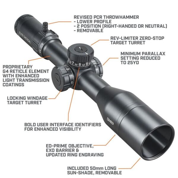 Bushnell 3.5-21x50 Elite Tactical Tufek Dürbünü