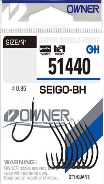 Owner Seigo-Bh Black Chrome Olta İğnesi