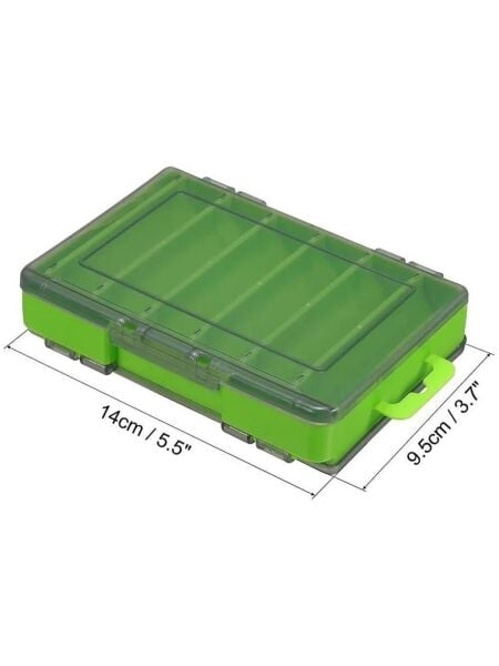 Shufa Lure Box Çift Taraflı Kutu 85mm F05 YEŞİL