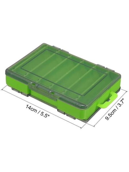 Shufa Lure Box Çift Taraflı Kutu 85mm F05 YEŞİL