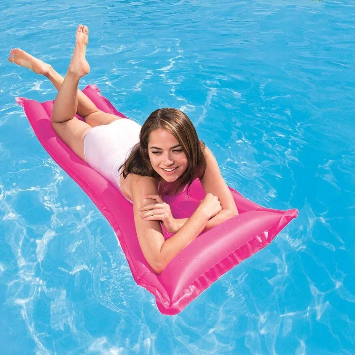 Bestway Renkli Şişme Deniz Yatağı 183*69Cm PEMBE