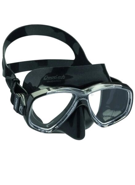 Cressi Pluma Palet Maske Şnorkel Seti BLACK - NO:39-40