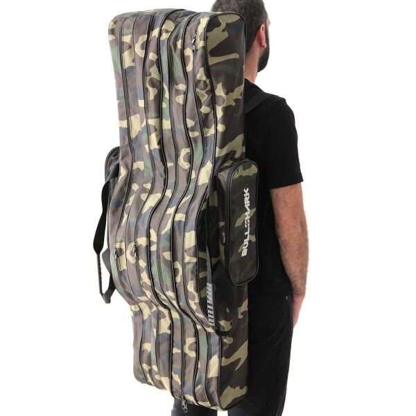 Bullshark 150 cm 4 Gözlü Olta Kamış Çantası Kamuflaj