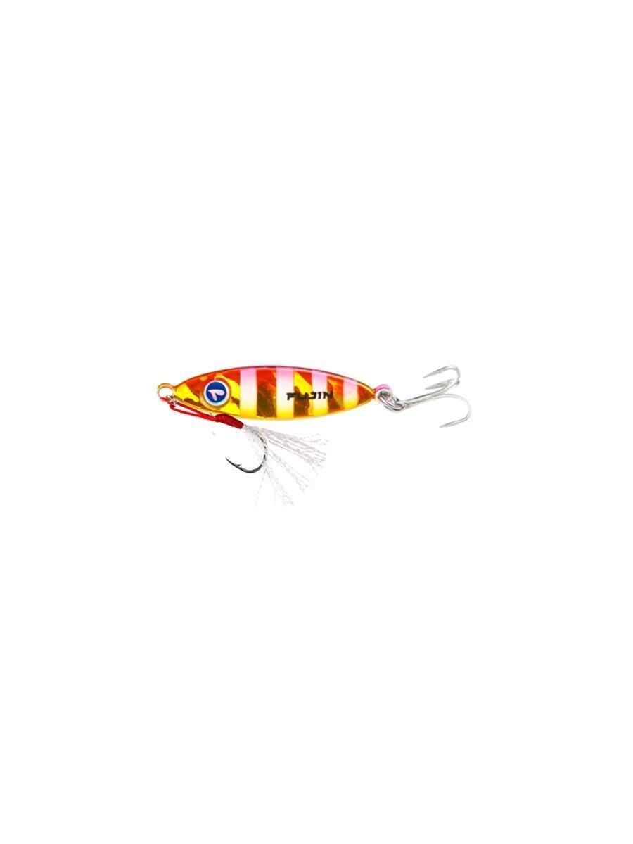 Fujin UFO Micro Jig Yem GOLD PINK ZEBRA GLOW - 3 Gr