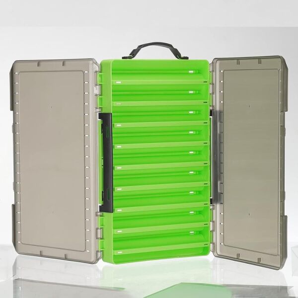 Shufa Lure Box Çift Taraflı Kutu 145mm - PlasticBox (L) F03 YEŞİL