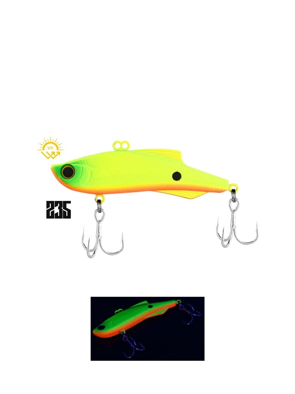 Fujin Wild Vibe 90mm 34gr Sinking Vibrasyon Jig Yem Green Cheeks