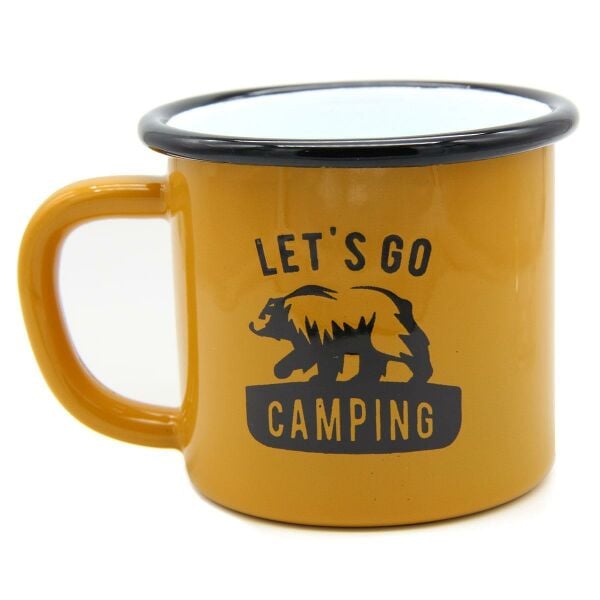 Emaye Kupa Sarı (Let's Go Camping) Sarı