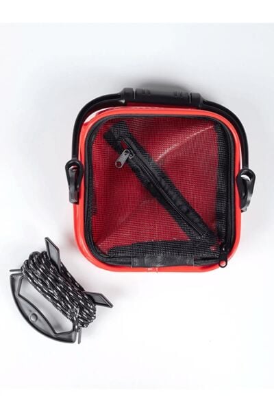 Shufa Katlanabilir Balıkçı Kovası ( Fonksiyonel Taşınabilir Yem Kovası )