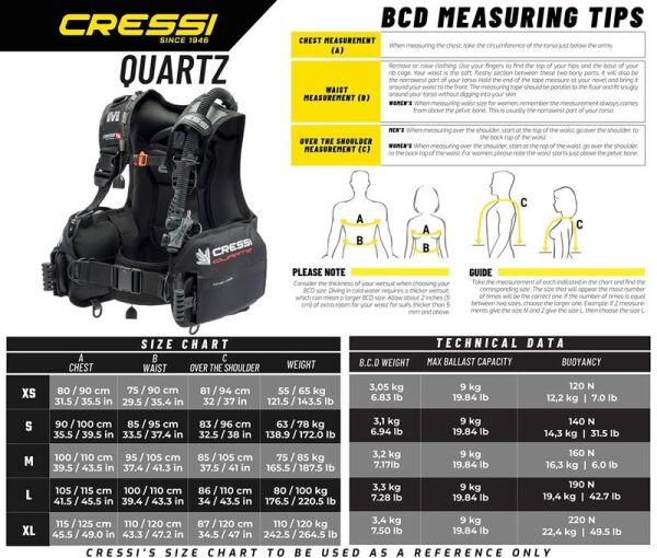 Cressi Quartz Bcd Yeleği