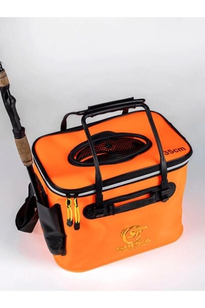 Shufa Katlanabilir Balıkçı Kovası 35cm ( Fonksiyonel Taşınabilir Yem Kovası )