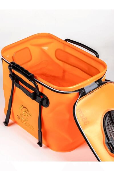 Shufa Katlanabilir Balıkçı Kovası 35cm ( Fonksiyonel Taşınabilir Yem Kovası )