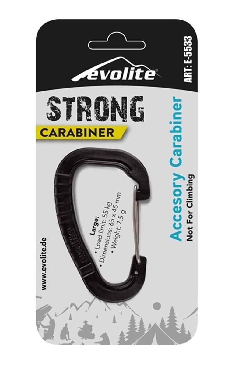 Evolite Strong Karabina Large SİYAH